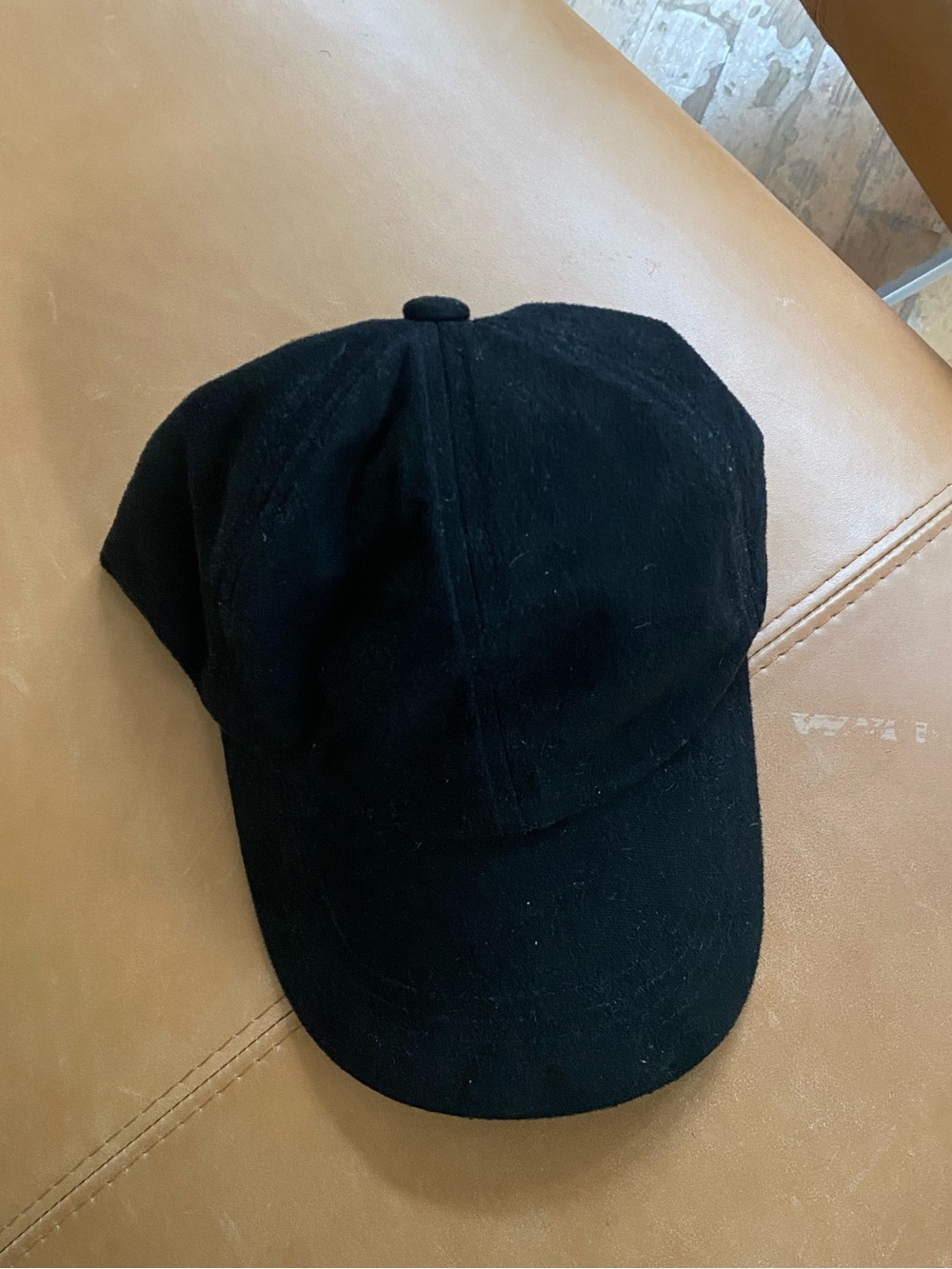 Melrose and Market Black Faux Suede Cap Quiet Luxury NWT